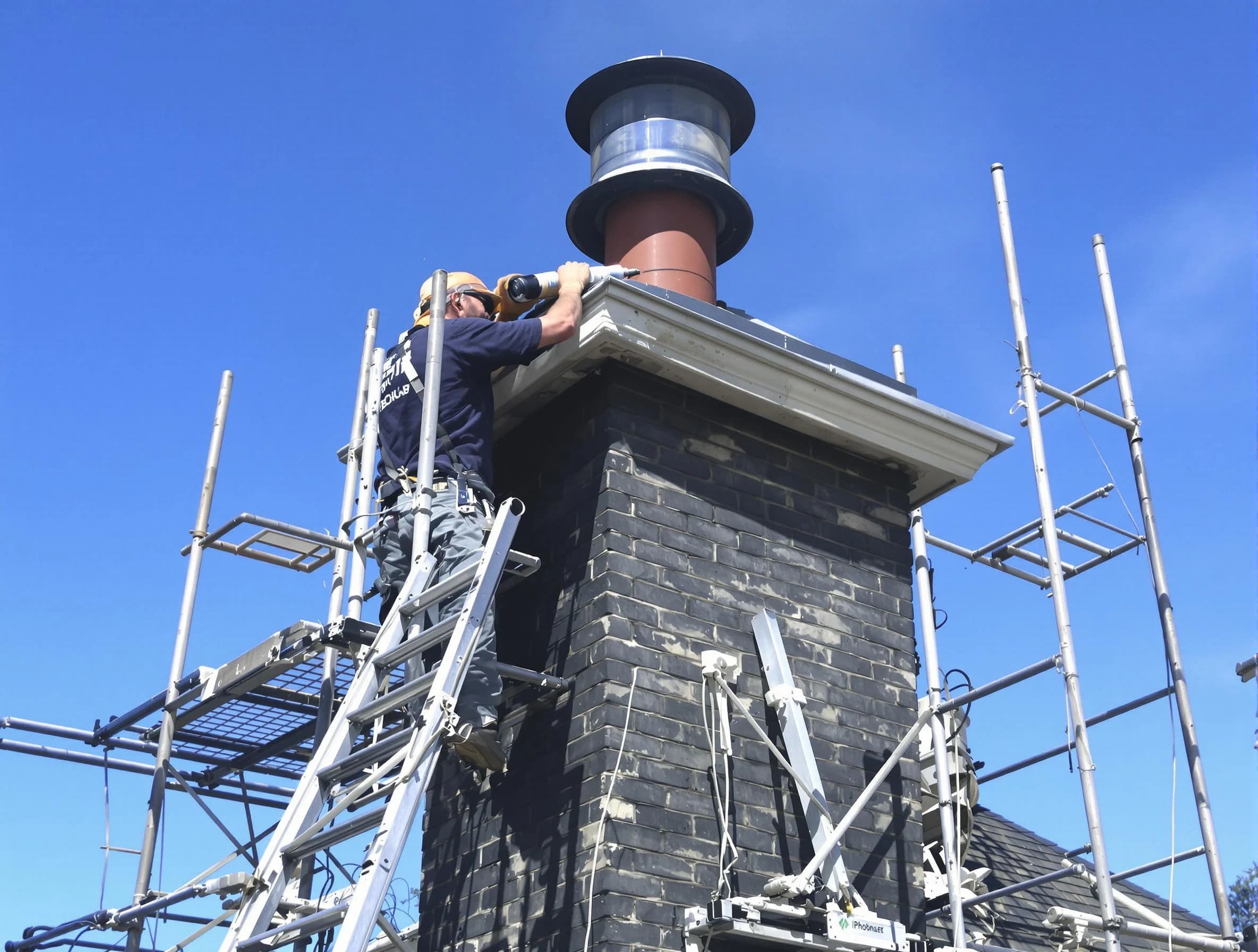 Sturdy chimney crown finished by North Strabane Chimney Sweep in North Strabane, PA
