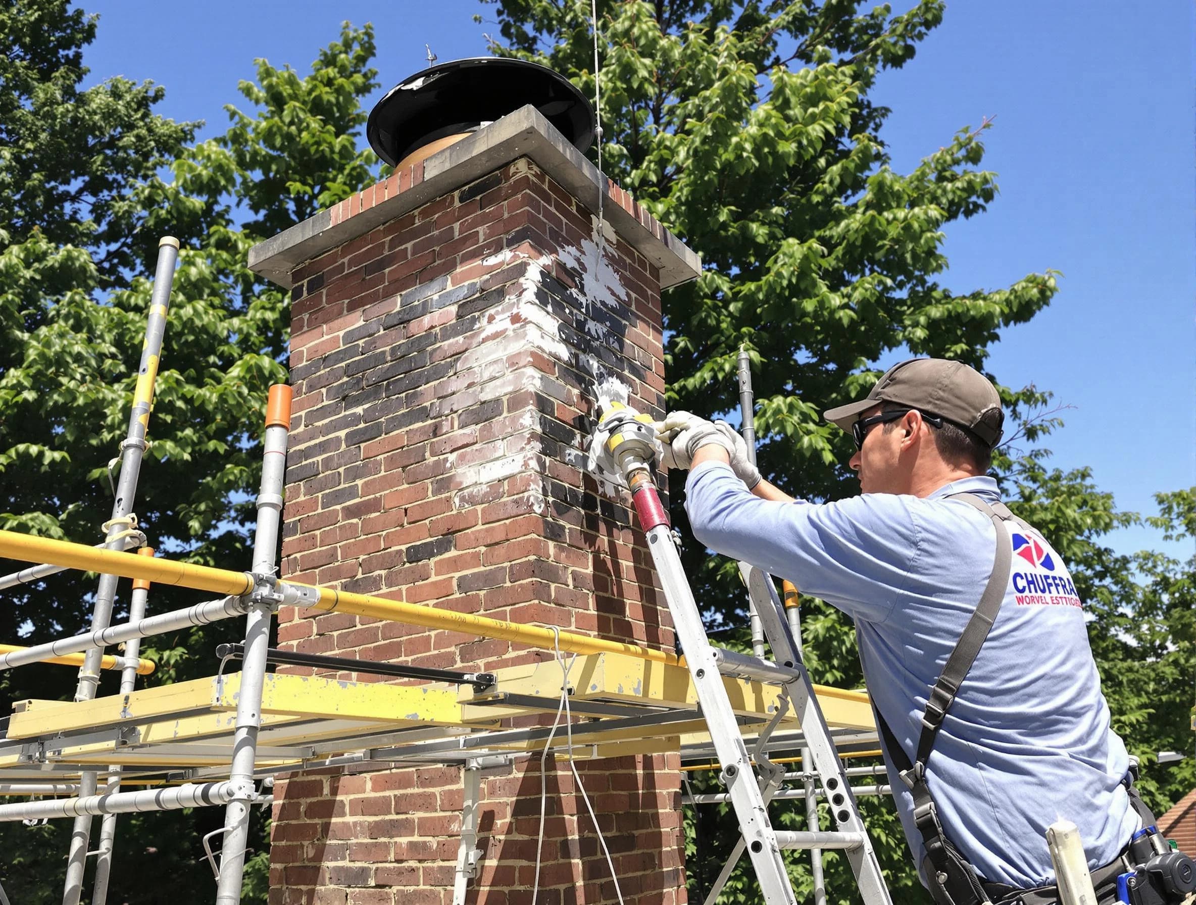 Structural chimney repair by North Strabane Chimney Sweep in North Strabane, PA