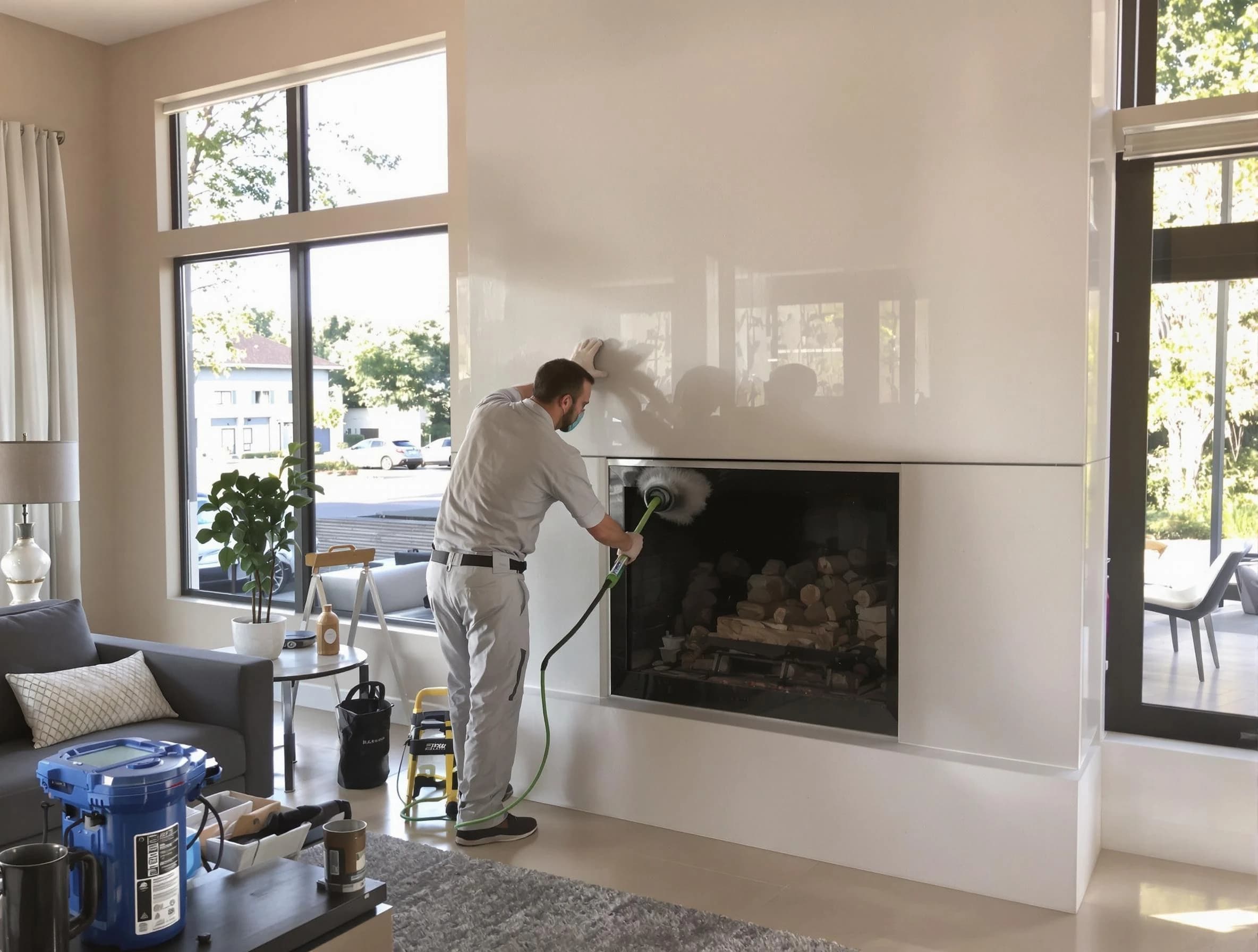 North Strabane Chimney Sweep performing thorough soot removal in North Strabane, PA