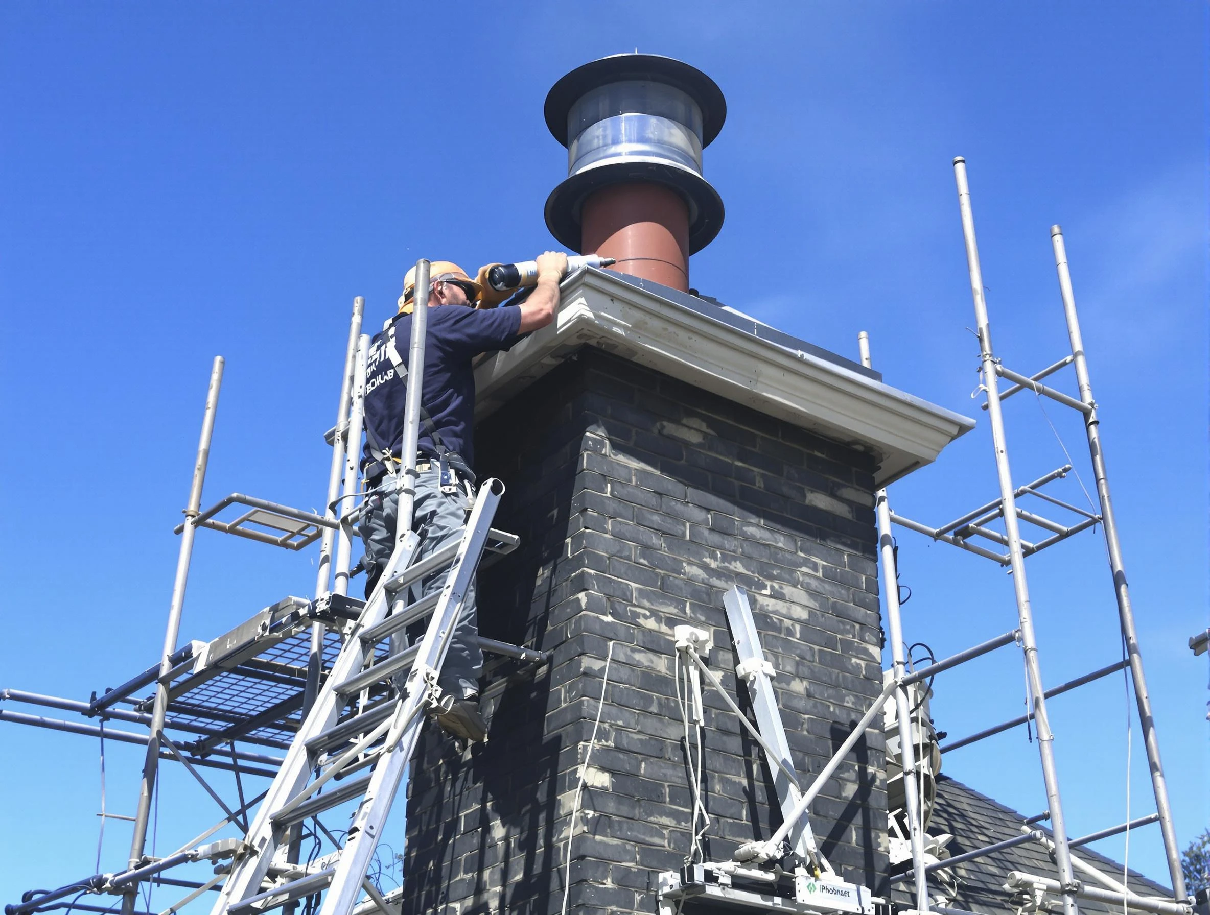 Sturdy chimney crown finished by North Strabane Chimney Sweep in North Strabane, PA
